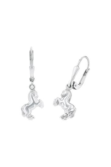 AMOR Ohrhänger für Mädchen, 925 Sterling Silber | Pferd