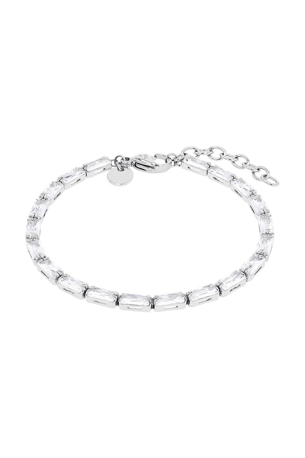 NOELANI Armband für Damen, Edelstahl, Zirkonia synth. Silber, Bild 1