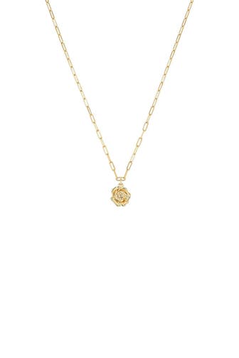 NOELANI Kette mit Anhänger für Damen, 925 Sterling Silber | Rose