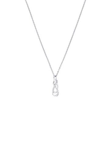 AMOR Kette für Damen, 925 Sterling Silber, Zirkonia synth. | Infinity Silber