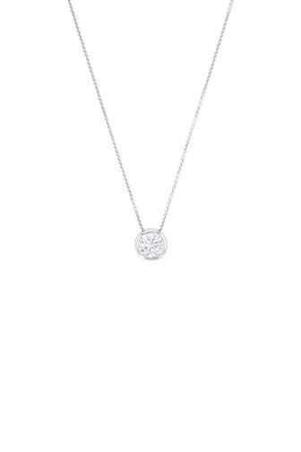 JOOP! Kette mit Anhänger für Damen, 925 Sterling Silber, Zirkonia synth.