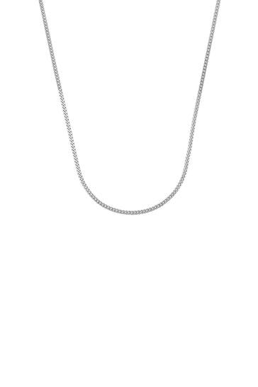 AMOR Kette für Damen und Herren, Unisex, 925 Sterling Silber Silber