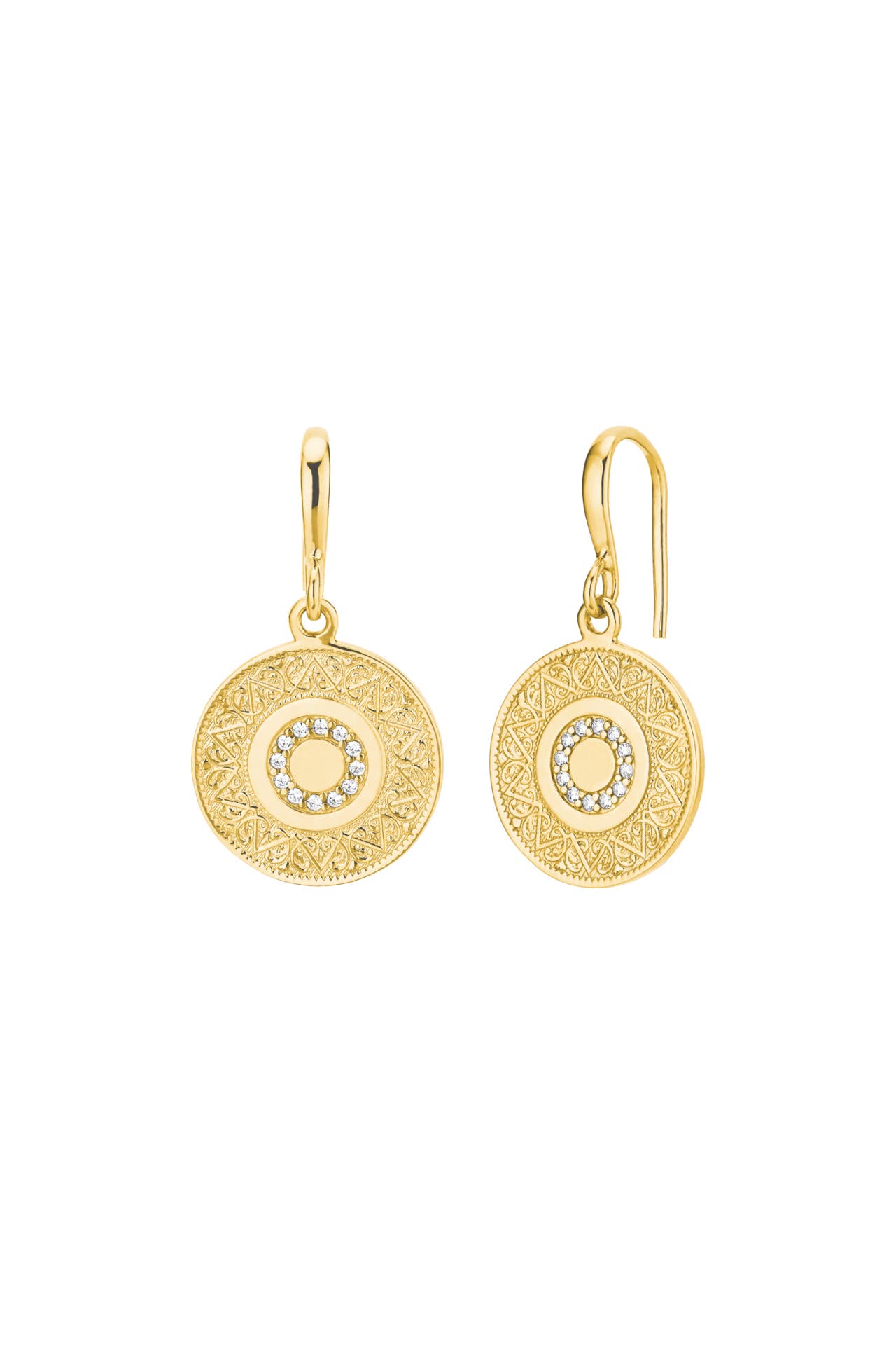 s.Oliver Anello da donna in argento sterling 925, con zirconi sintetici, oro, in confezione regalo, 2037833, 20 (19,1), Zirconia cubica