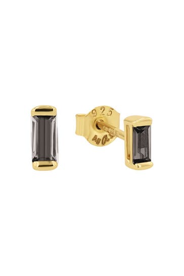 AMOR Ohrringe für Damen, 925 Sterling Silber, Zirkonia Gold