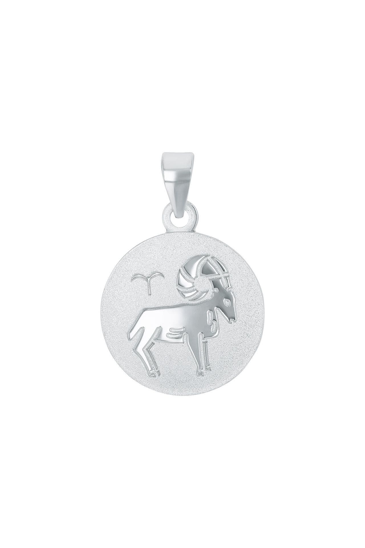 AMOR Motivanhänger für Damen und Herren, Unisex, 925 Sterling Silber | Widder, Bild 1
