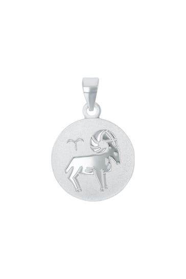AMOR Motivanhänger für Damen und Herren, Unisex, 925 Sterling Silber | Widder