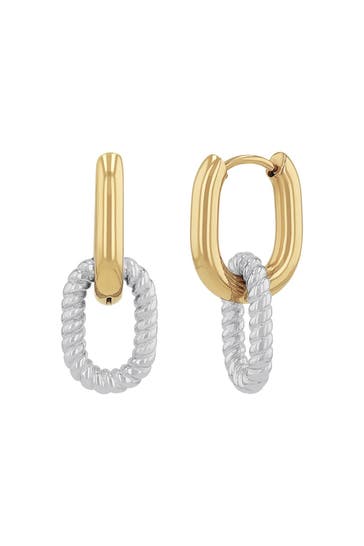 NOELANI Ohrringe für Damen, Edelstahl Gold