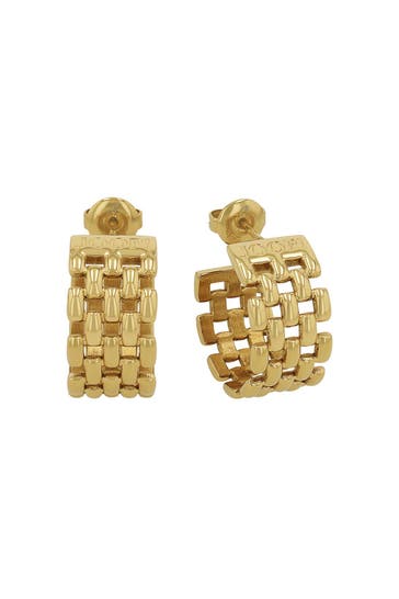 JOOP! Ohrringe für Damen, Edelstahl Gold