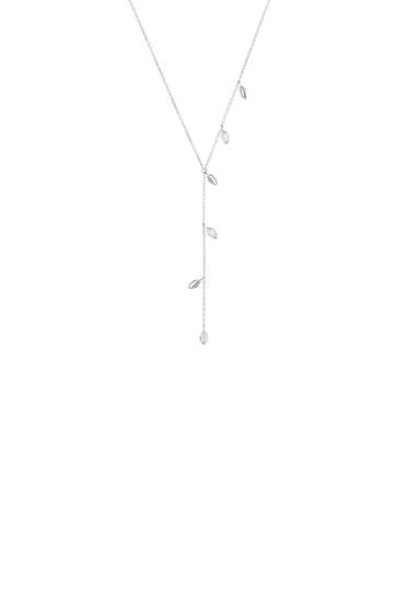 AMOR Kette mit Anhänger für Damen, 925 Sterling Silber, Zirkonia synth.