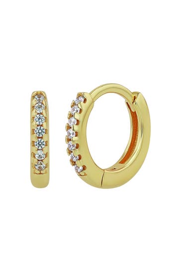 NOELANI Ohrringe für Damen, Silber 925, Zirkonia Gold