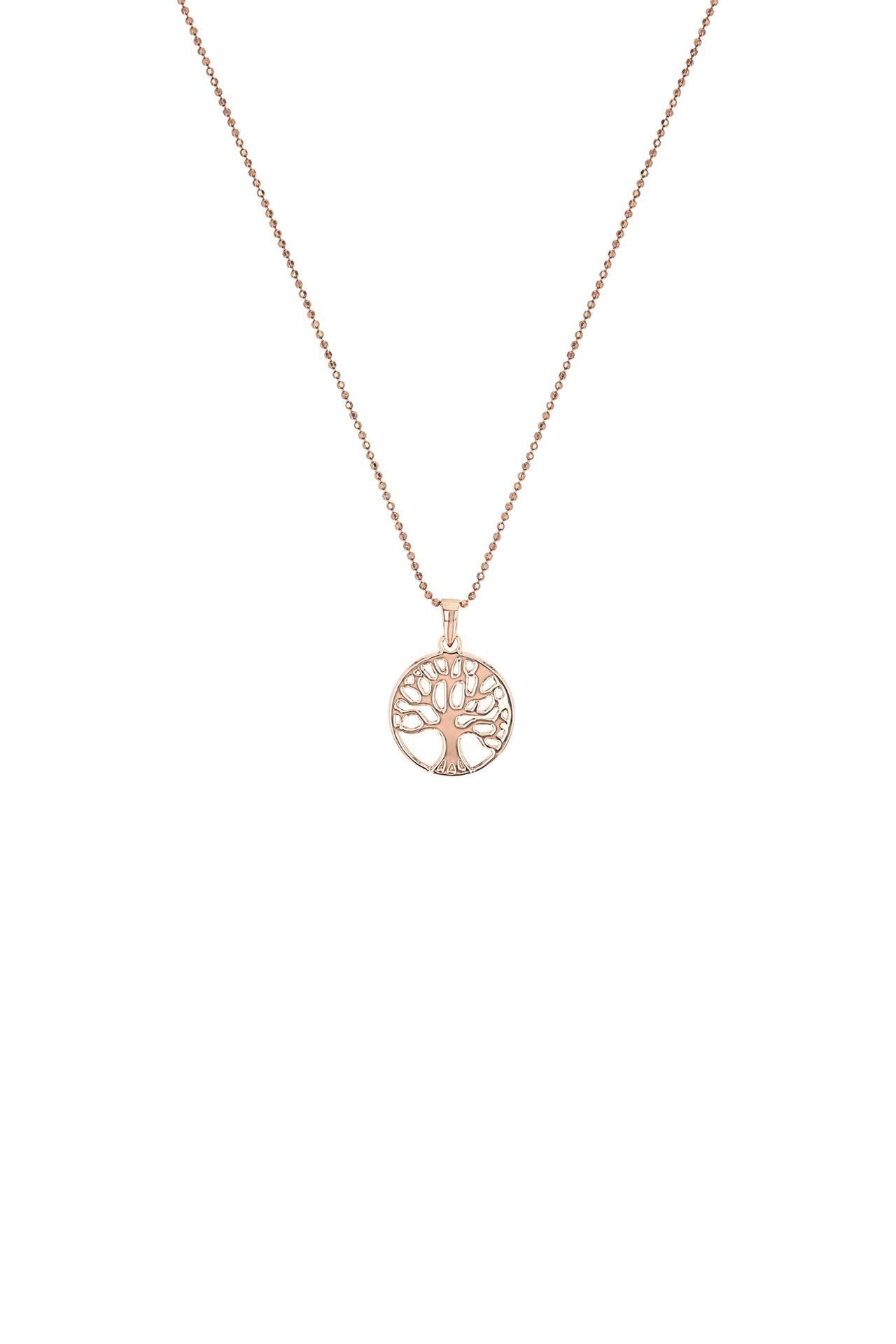 AMOR Kette mit Anhänger für Damen, 925 Sterling Silber | Lebensbaum, Bild 1