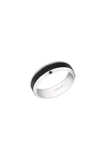 AMOR Ring für Herren, Edelstahl