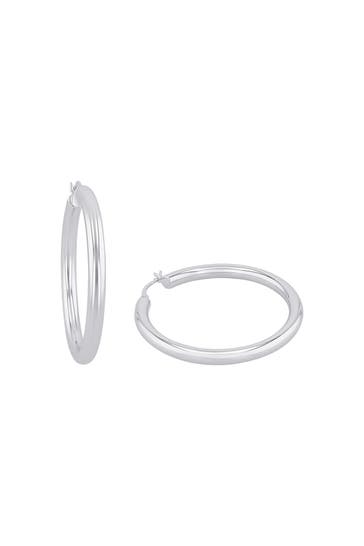 AMOR Creolen für Damen, 925 Sterling Silber