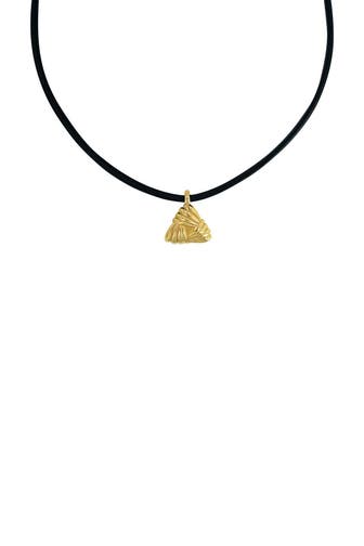 NOELANI Kette für Damen, Edelstahl, Leder Gold