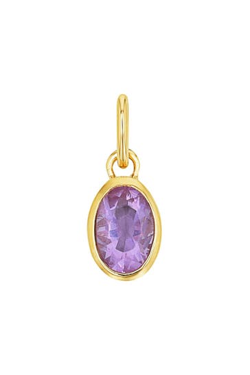 AMOR Motivanhänger für Damen, 925 Sterling Silber, Glas