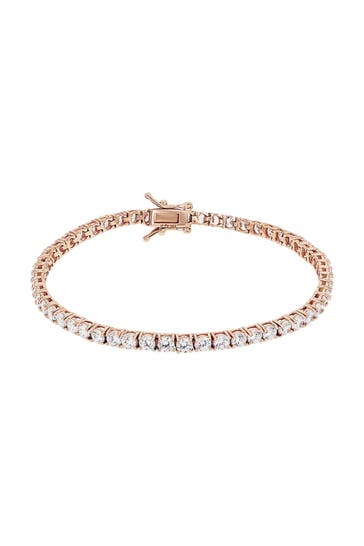 AMOR Armband für Damen, 925 Sterling Silber, Zirkonia synth. Rosegold