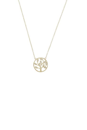 AMOR Kette mit Anhänger für Damen, 925 Sterling Silber, Zirkonia synth. | Lebensbaum