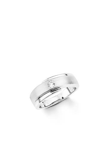 AMOR Ring für Damen, 925 Sterling Silber, Zirkonia synth.
