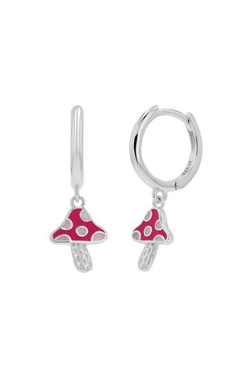 PRINZESSIN LILLIFEE Creolen für Mädchen, Silber 925 | Pilz