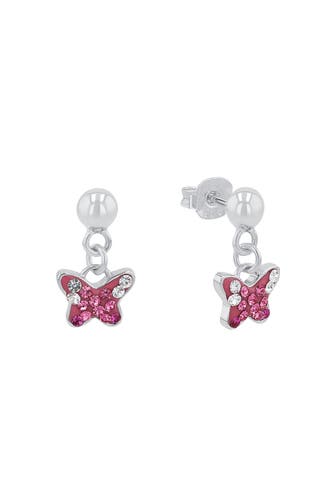 PRINZESSIN LILLIFEE Ohrhänger für Mädchen, 925 Sterling Silber, Preciosa | Schmetterling