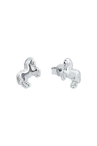 AMOR Ohrstecker für Mädchen, 925 Sterling Silber | Pferd