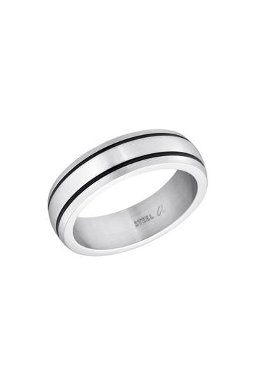 AMOR Ring für Damen und Herren, Unisex, Edelstahl