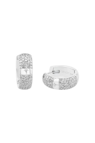 JOOP! Ohrringe für Damen, 925 Sterling Silber, Zirkonia synth. Silber
