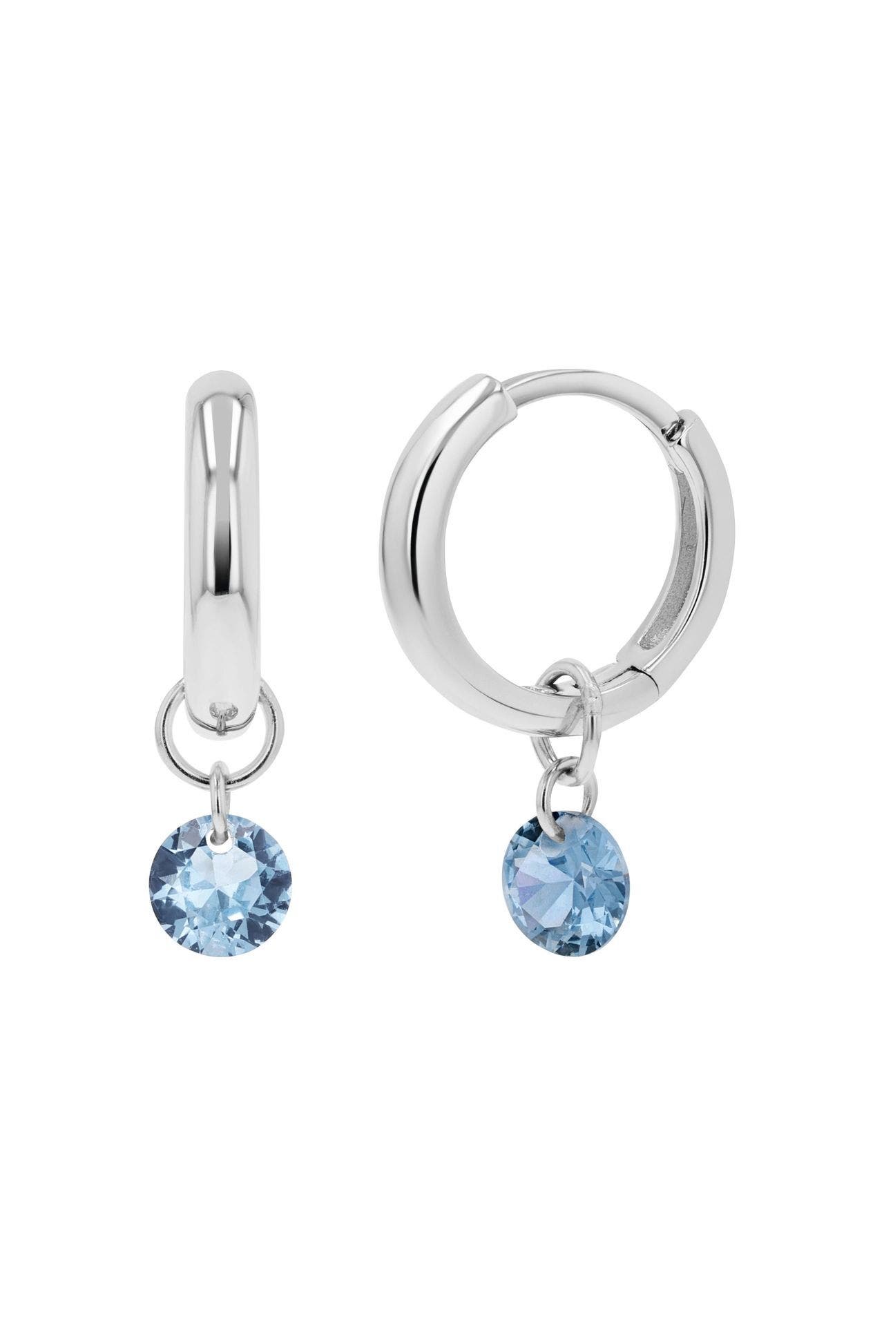 NOELANI Creolen für Damen, 925 Sterling Silber, Zirkonia synth., Bild 1