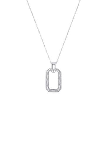 JOOP! Kette für Damen, 925 Sterling Silber, Zirkonia synth. Silber