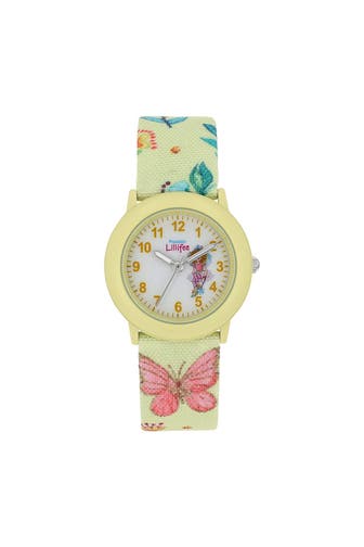 PRINZESSIN LILLIFEE Quarzuhr für Mädchen | Textil