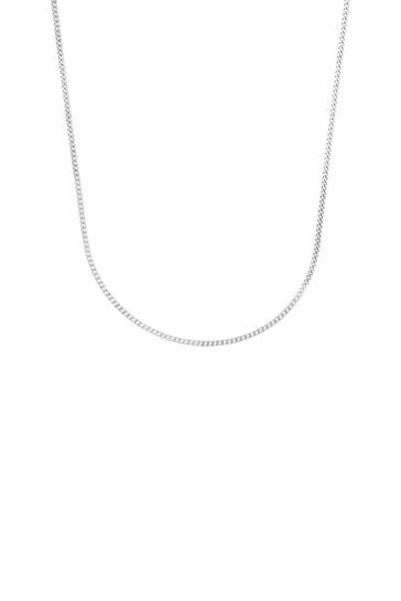 AMOR Kette für Damen und Herren, Unisex, 925 Sterling Silber Silber
