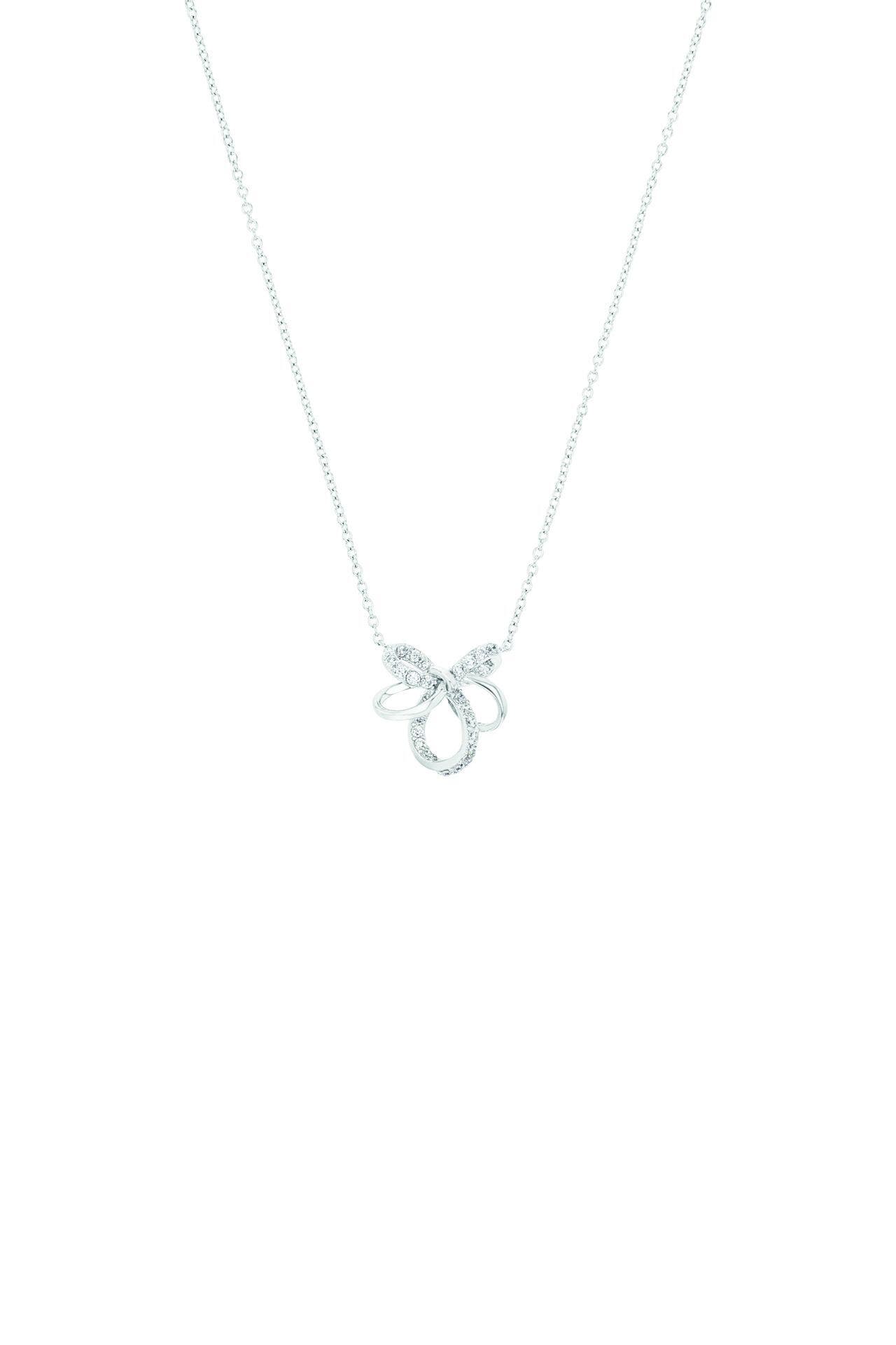 AMOR Kette für Damen, 925 Sterling Silber, Zirkonia synth. Silber, Bild 1
