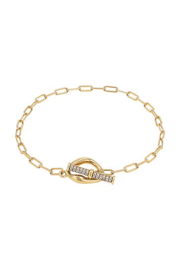 NOELANI Armband für Damen, Silber 925, Zirkonia Gold