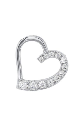 AMOR Motivanhänger für Damen, 925 Sterling Silber, Zirkonia synth. | Herz