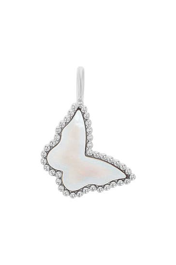 AMOR Motivanhänger für Damen, 925 Sterling Silber | Schmetterling