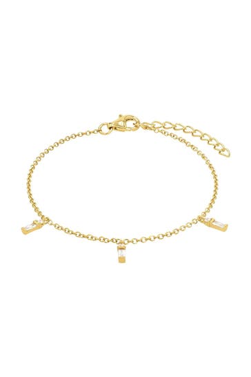 AMOR Armband für Damen, 925 Sterling Silber, Zirkonia synth. Gold
