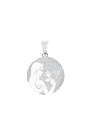 AMOR Motivanhänger für Damen und Herren, Unisex, 925 Sterling Silber | Jungfrau