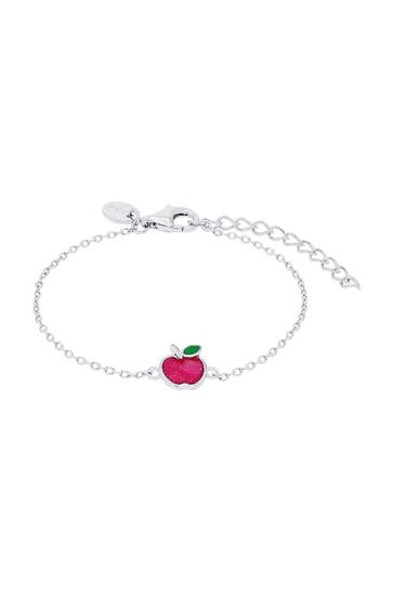 PRINZESSIN LILLIFEE Armband für Mädchen, Silber 925 | Apfel