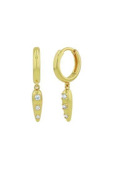 NOELANI Ohrringe für Damen, Silber 925, Zirkonia Gold