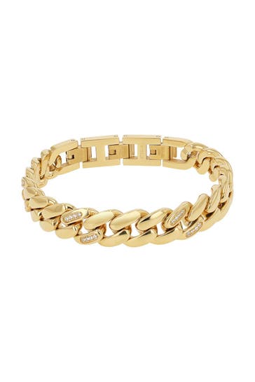 JOOP! Armband für Damen, Edelstahl, Zirkonia Gold