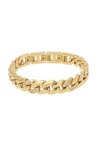 JOOP! Armband für Damen, Edelstahl, Zirkonia Gold