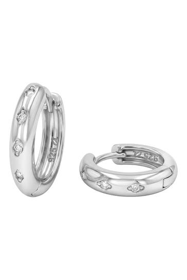 NOELANI Creolen für Damen, Silber 925, Zirkonia