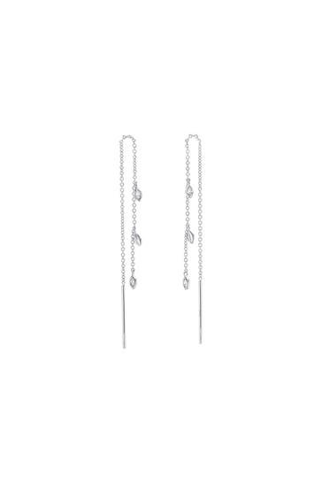 AMOR Ohrhänger für Damen, 925 Sterling Silber, Zirkonia synth.