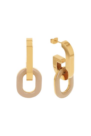 JOOP! Ohrringe für Damen, Edelstahl Gold