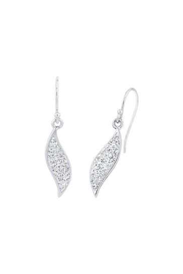 AMOR Ohrringe für Damen, 925 Sterling Silber, Kristall Silber