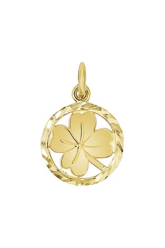 AMOR Motivanhänger für Damen, 925 Sterling Silber | Kleeblatt