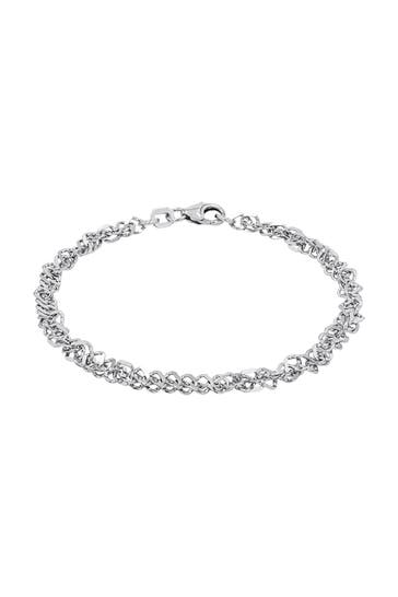AMOR Armband für Damen und Herren, Unisex, 925 Sterling Silber Silber