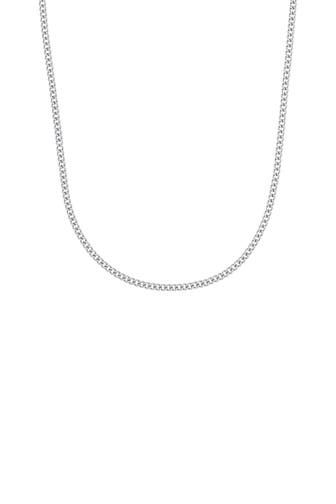 AMOR Kette Unisex, Edelstahl Silber