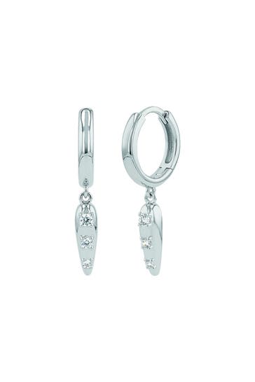 NOELANI Ohrringe für Damen, Silber 925, Zirkonia Silber