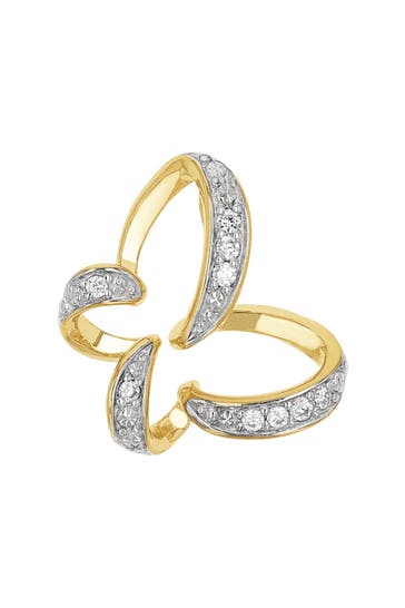 AMOR Motivanhänger für Damen, 925 Sterling Silber, Zirkonia synth. | Schmetterling